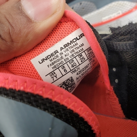 Under Armour Shoes 7 Youth 8.5 Women Hovr Curry 7 UNDRTD 3022113-100  Sneakers - Picture 6 of 11